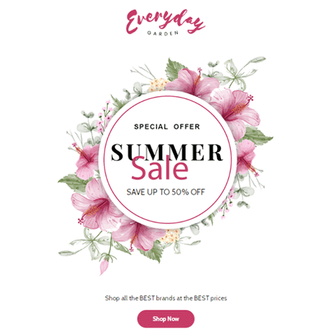 Summer Fresh Floral Modern Sale